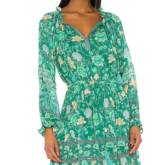 New spell designs revolve seashell green gown S - Picture 11 of 14